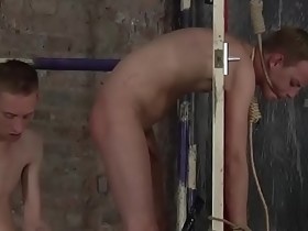 Submissive Cameron James endures anal torment by skinny homo