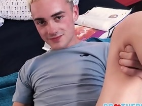 Virgin Blonde Twink Step Brother Fucked By Older Jock Step Brother Michael Del Ray After Teaching Him About His Body