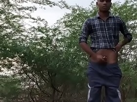 Indian boy masturbation in nature and public